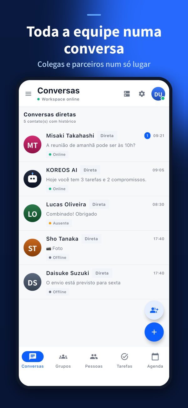 KOCHAT · Lista de conversas